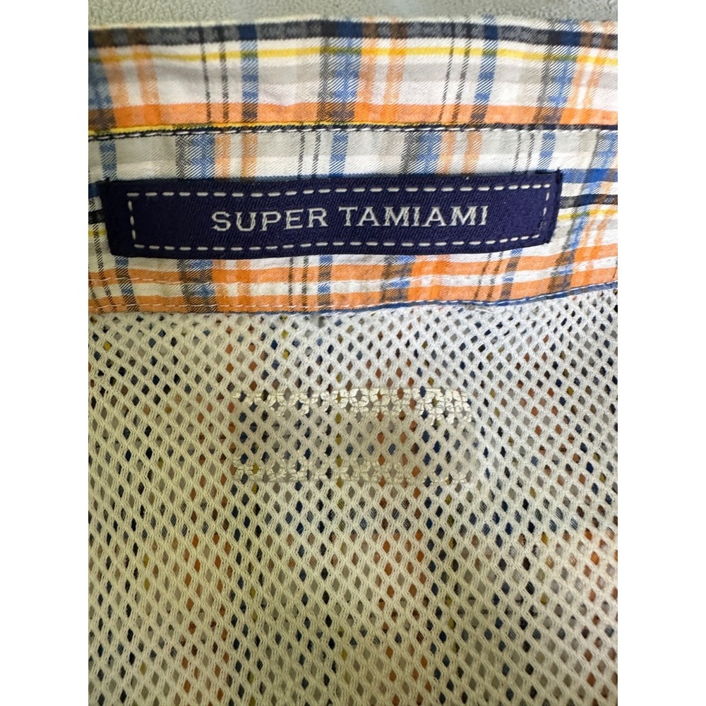 Columbia PFG Tamiani Shirt Mens XL Button Down Short Sleeve Omni Shade Flaw - Picture 6 of 11